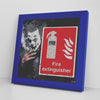 Fire Joker Printed Illusion Frame Blue