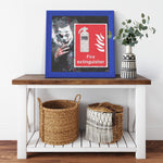 Fire Joker Printed Illusion Frame Blue