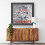 Florida Panthers Printed Illusion Frame Black