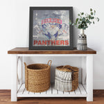 Florida Panthers Printed Illusion Frame Black