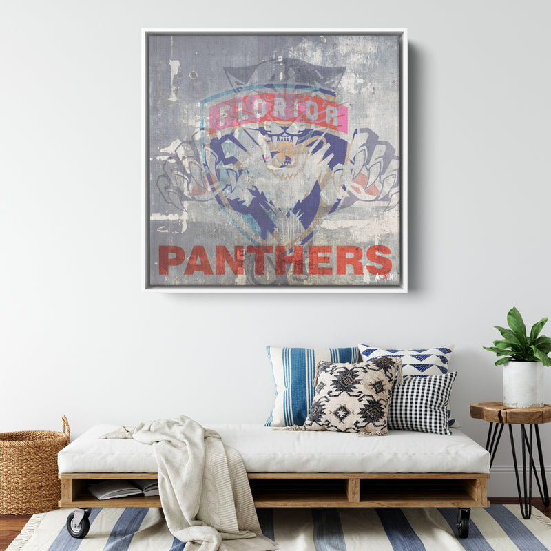 Florida Panthers Wood Frame