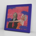 Forbidden Love Printed Illusion Frame Blue