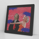 Forbidden Love Printed Illusion Frame Black