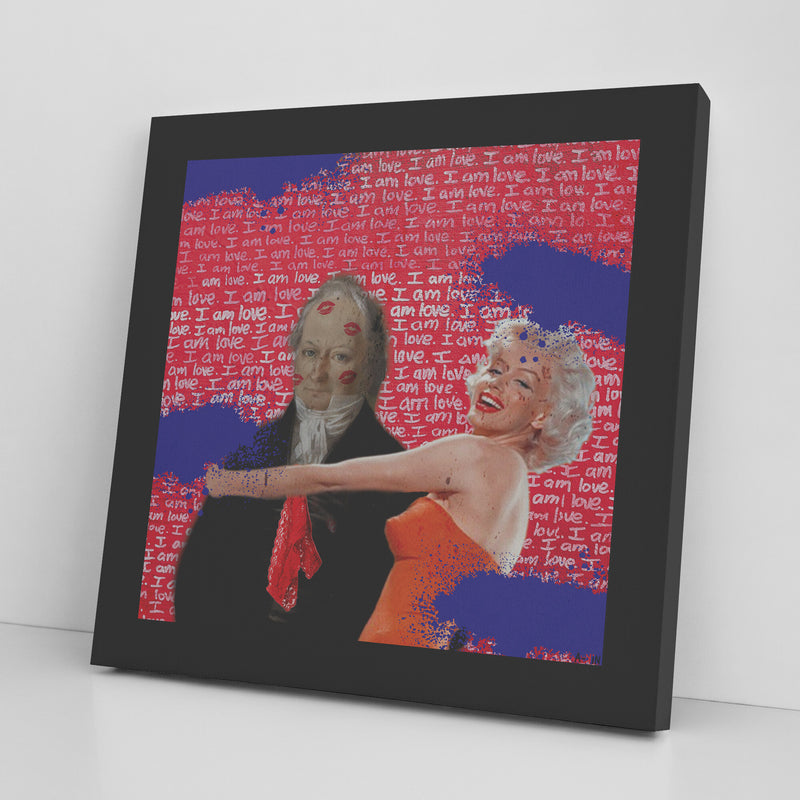 Forbidden Love Printed Illusion Frame Black