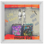 Freedom Printed Illusion Frame White