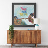 Freedom Touch Printed Illusion Frame Black
