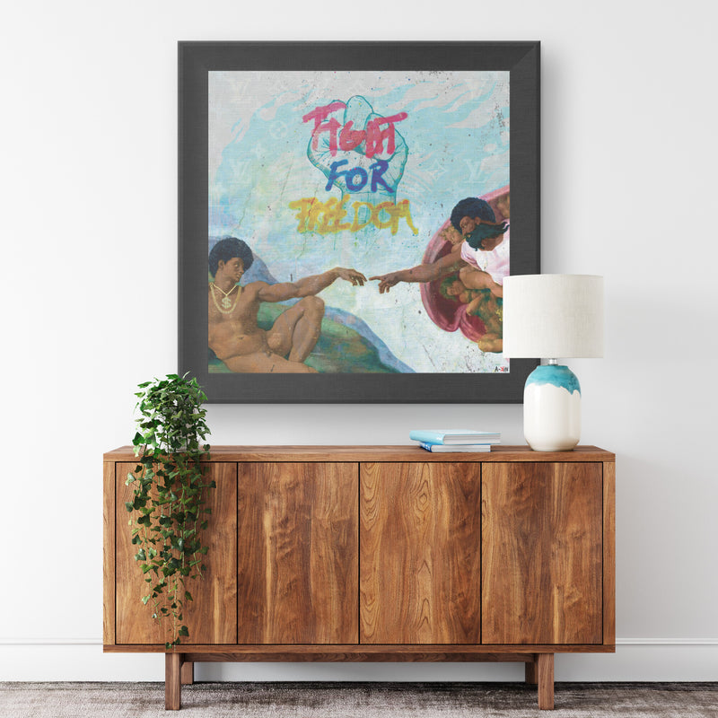Freedom Touch Printed Illusion Frame Black