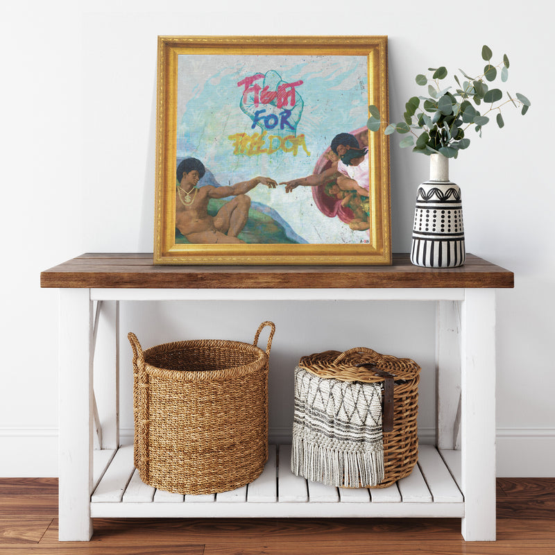 Freedom Touch Printed Illusion Frame Gold