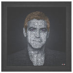 G Clooney Printed Illusion Frame Black