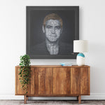 G Clooney Printed Illusion Frame Black