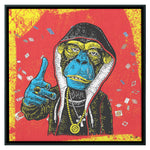 Ghetto Monkey Wood Frame