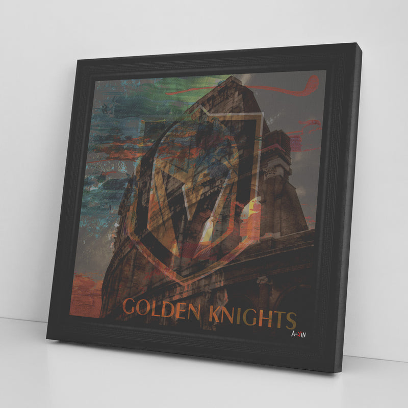 Golden Knights Printed Illusion Frame Black