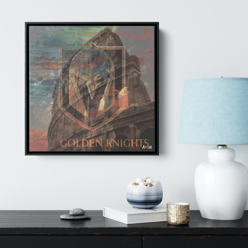 Golden Knights Wood Frame