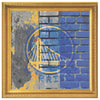 Golden State Warriors Printed Illusion Frame Gold