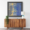 Golden State Warriors Printed Illusion Frame Black