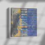 Golden State Warriors Wood Frame