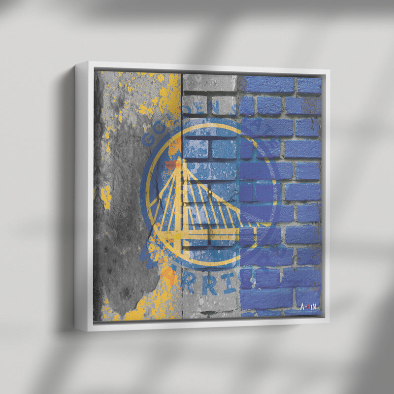 Golden State Warriors Wood Frame