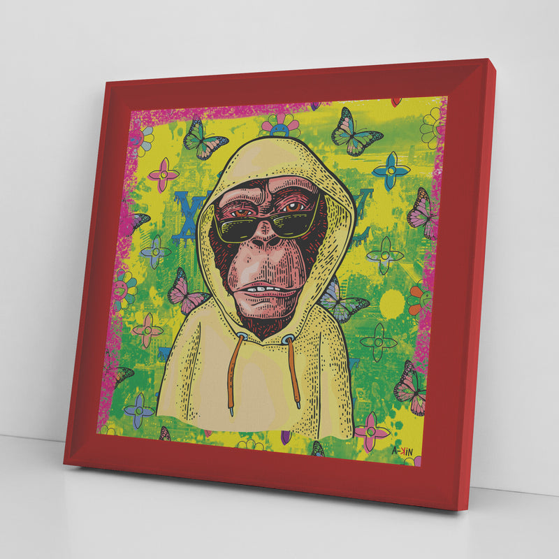 Good Vybez Printed Illusion Frame Red