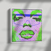 Green Monroe Wood Frame