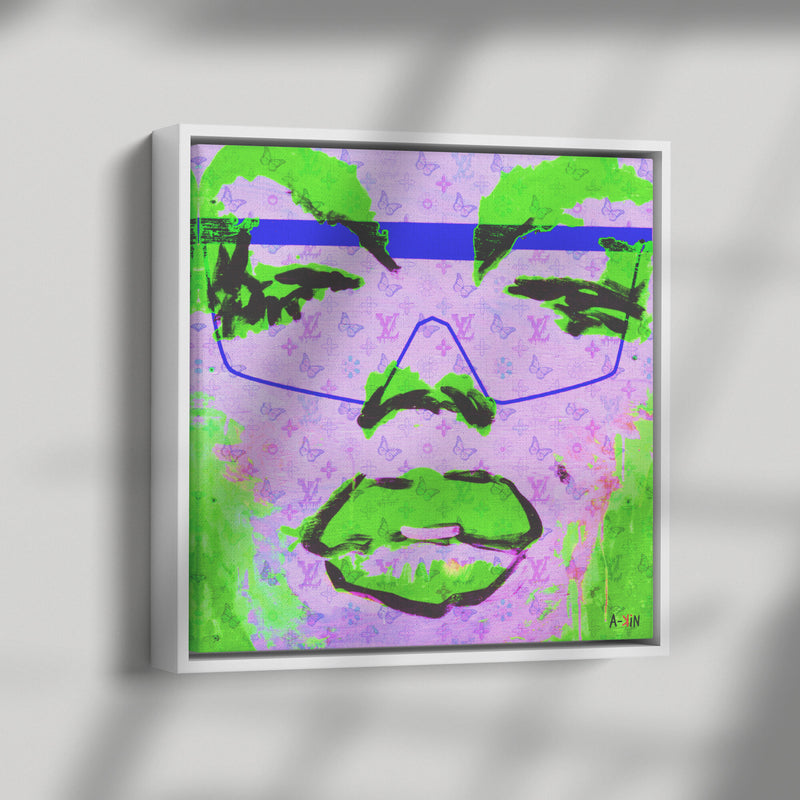 Green Monroe Wood Frame