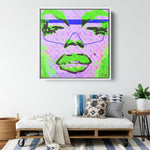 Green Monroe Wood Frame