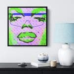 Green Monroe Wood Frame