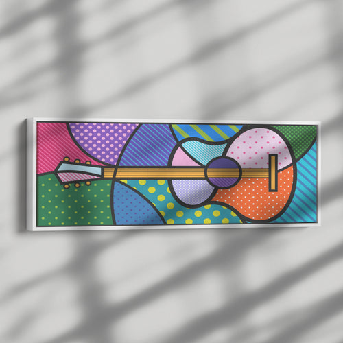 Guitar Pop Wood Frame