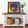 Hendrix In Love Printed Illusion Frame Black