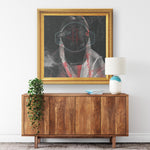 Houston Rockets Printed Illusion Frame Gold