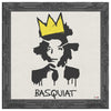 I Am The King Lost Printed Illusion Frame Black