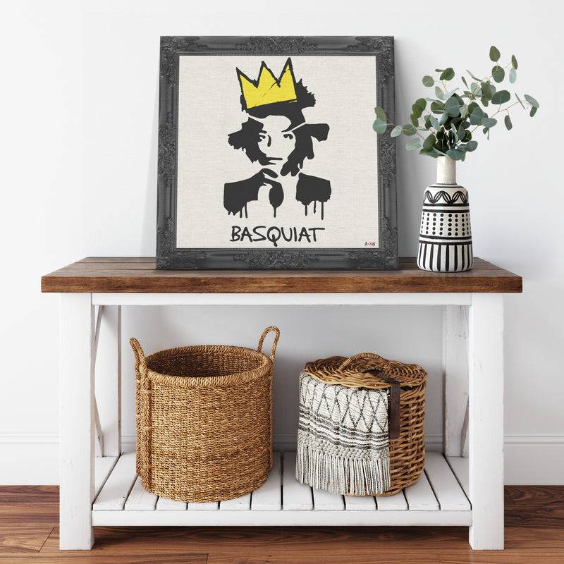 I Am The King Lost Printed Illusion Frame Black