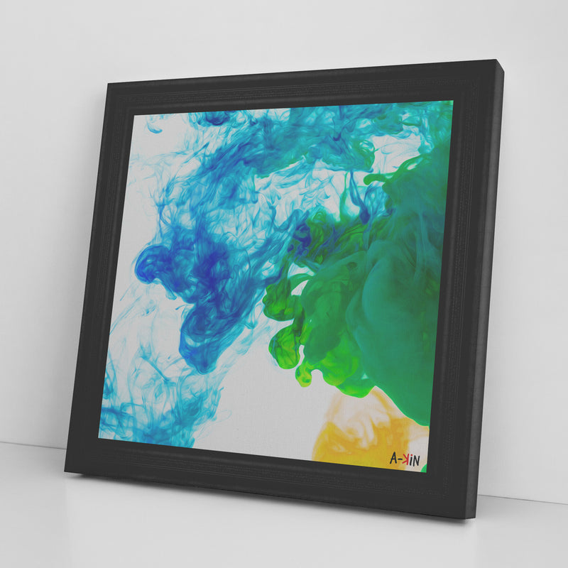 I See Fire Printed Illusion Frame Black