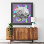 Instanbul Printed Illusion Frame Black