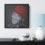 J Wayne Color Wood Frame