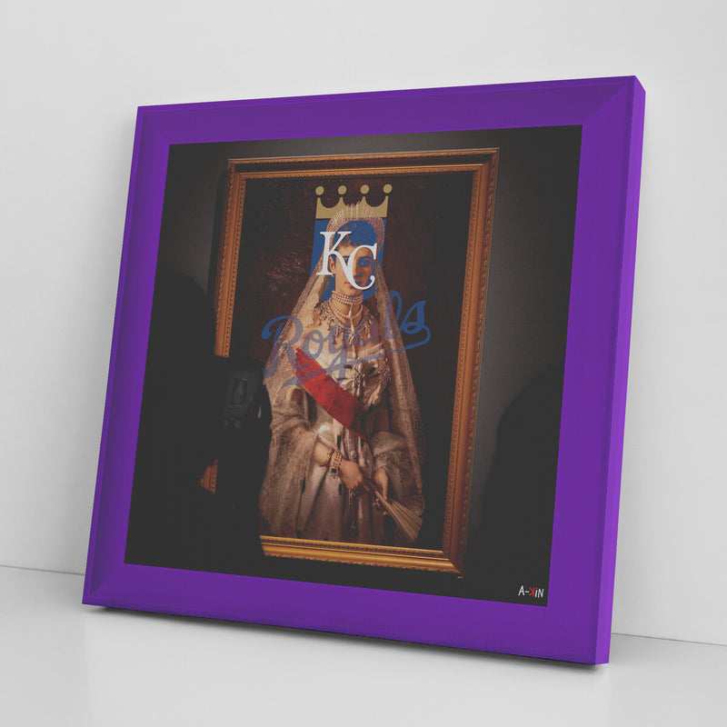 KC Royals Printed Illusion Frame Purple