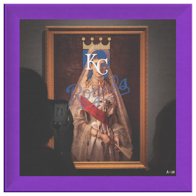 KC Royals Printed Illusion Frame Purple