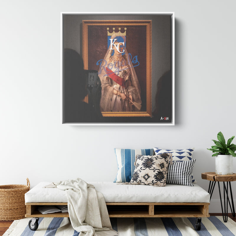 KC Royals Wood Frame