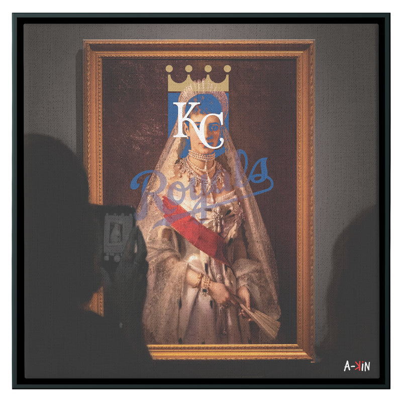 KC Royals Wood Frame