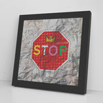 King Stop Printed Illusion Frame Black
