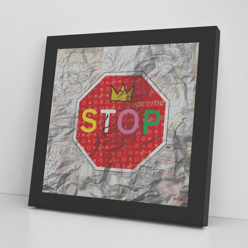 King Stop Printed Illusion Frame Black