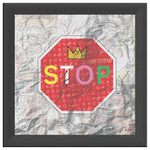King Stop Printed Illusion Frame Black