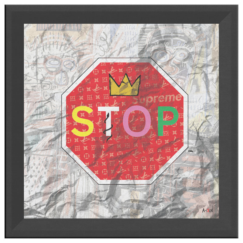 King Stop Printed Illusion Frame Black