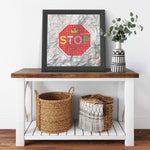 King Stop Printed Illusion Frame Black