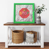 King Stop Printed Illusion Frame Green