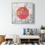 King Stop Wood Frame