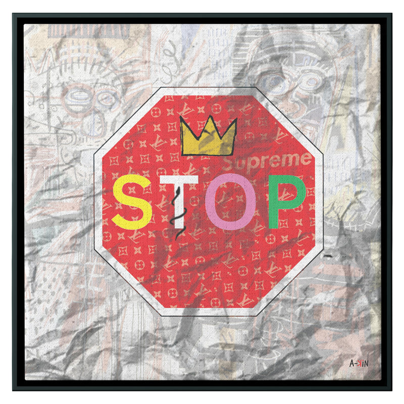 King Stop Wood Frame