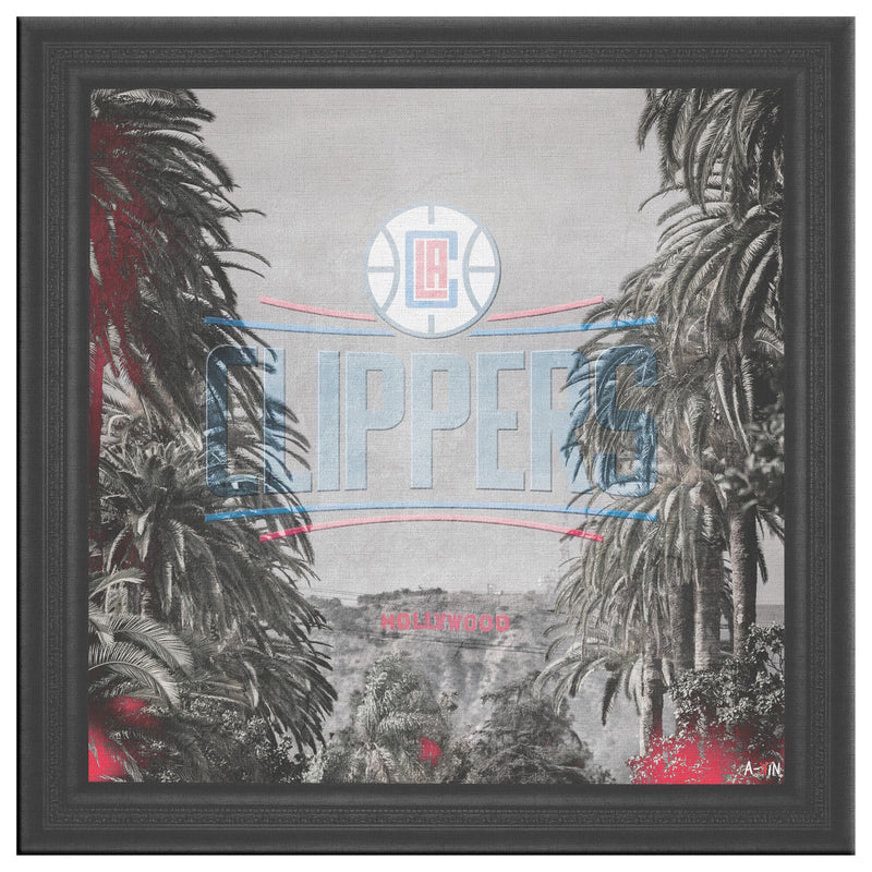 LA Clippers Printed Illusion Frame Black