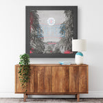LA Clippers Printed Illusion Frame Black