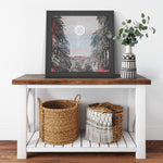 LA Clippers Printed Illusion Frame Black