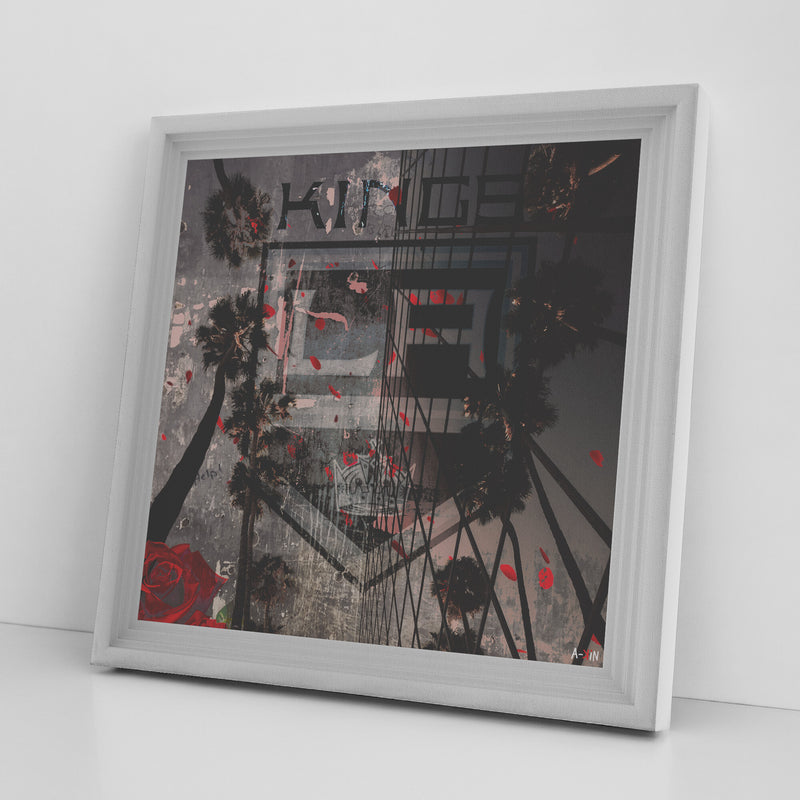 LA Kings Printed Illusion Frame White